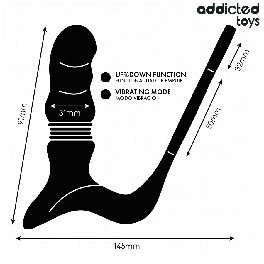 ADDICTED TOYS - UPDOWN PROSTATIC RING